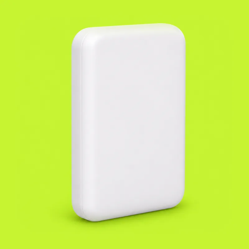 Power bank MagSafe 1ª linha branco na caixa