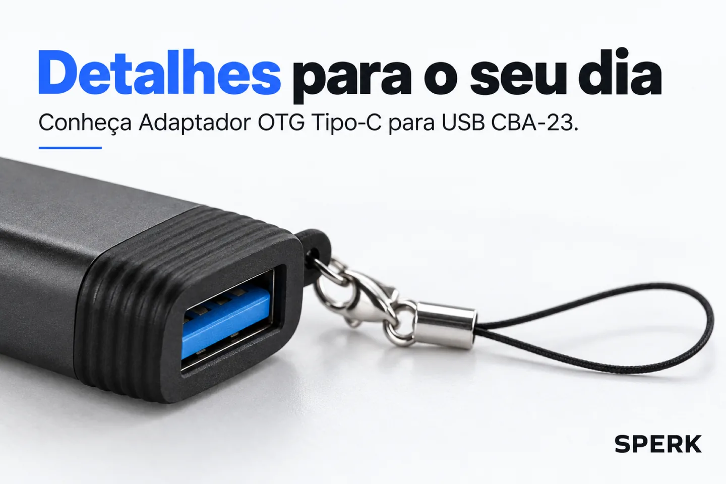 Adaptador OTG Tipo-C para USB CBA-23 — diferencial uso