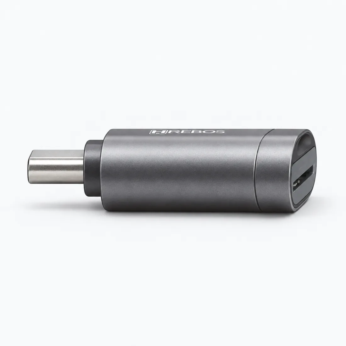 Adaptador type-c para cartão de memória micro-SD Hrebos HS-661 — verso lateral