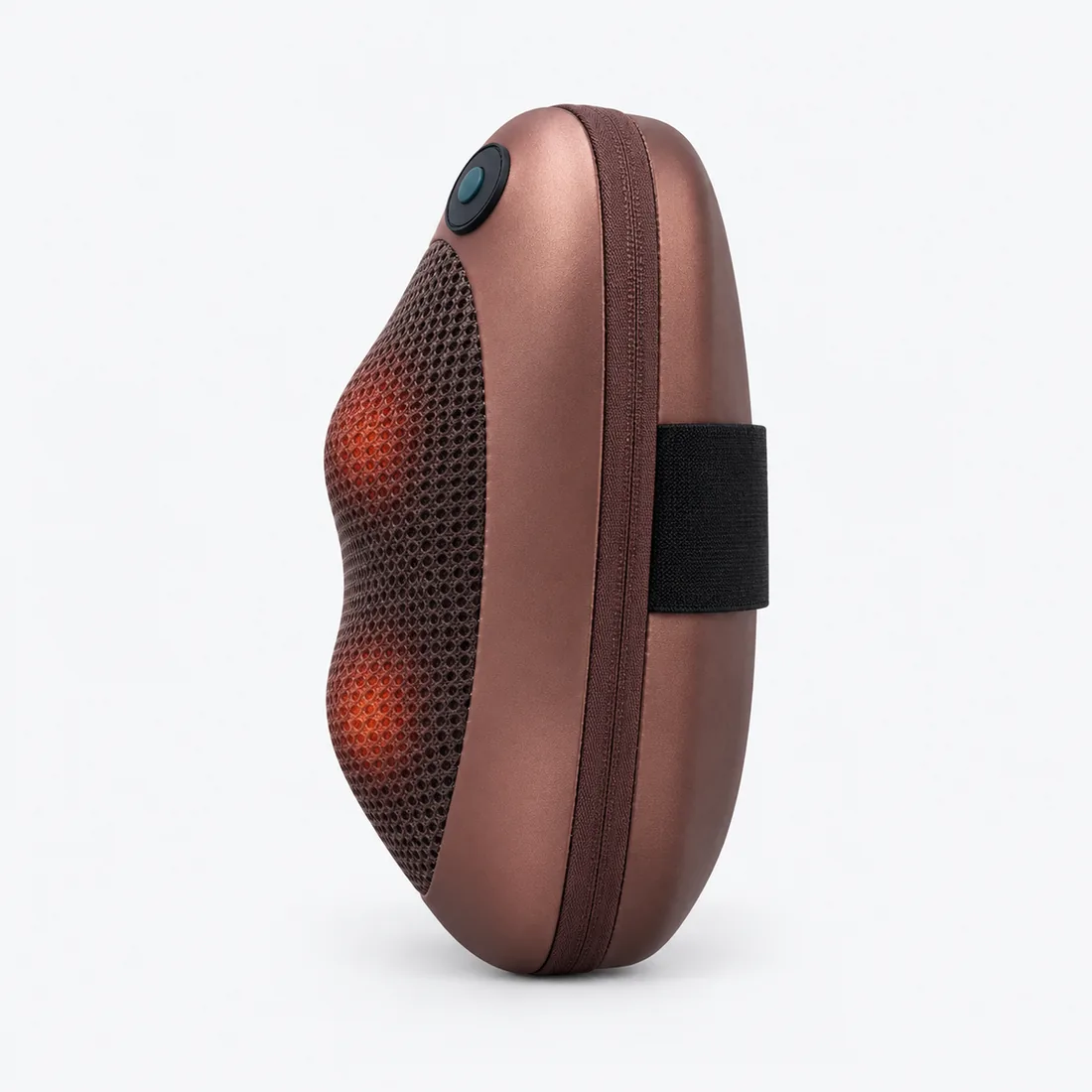 Almofada massageadora elétrica portátil - Tomate - AM-012 — verso lateral
