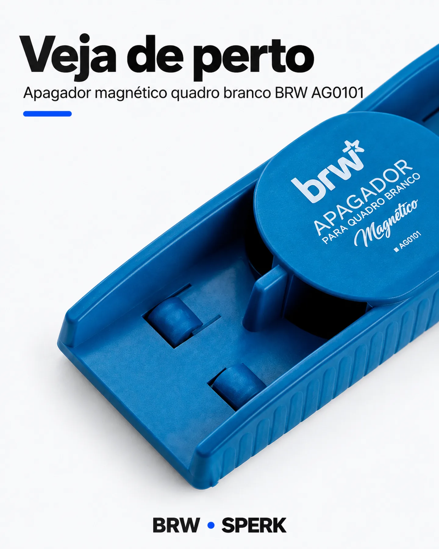 Apagador magnético quadro branco BRW AG0101 — painel 3