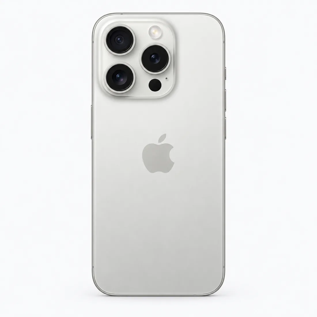 Apple iPhone 15 pro *cpo* A2848 ll 256GB 8GB RAM - branco titânio — verso lateral