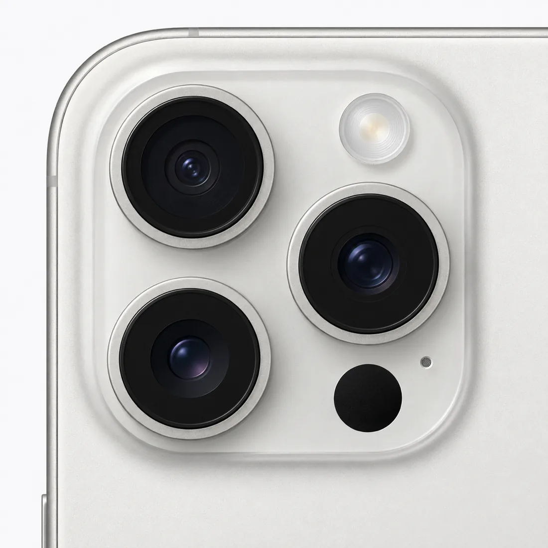Apple iPhone 15 pro *cpo* A2848 ll 256GB 8GB RAM - branco titânio — detalhe
