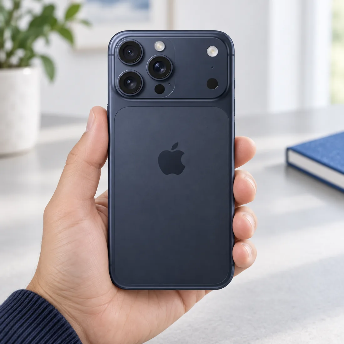 iPhone 17 pro max be 1TB 12GB RAM SIM físico - azul Apple A3526 — uso