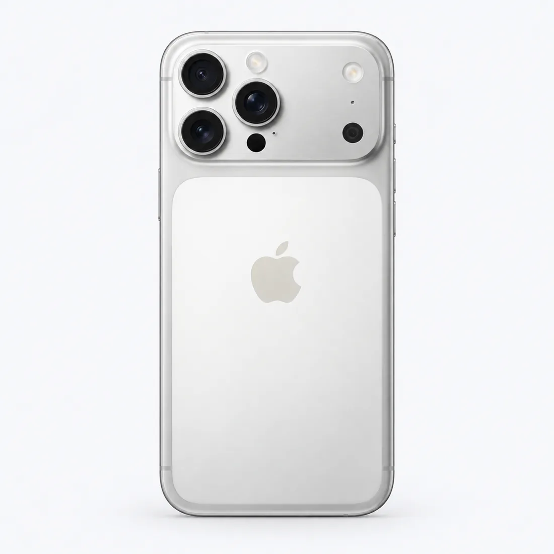 Apple iPhone 17 pro max A3526 be 1TB 12GB RAM SIM físico - prata — verso lateral