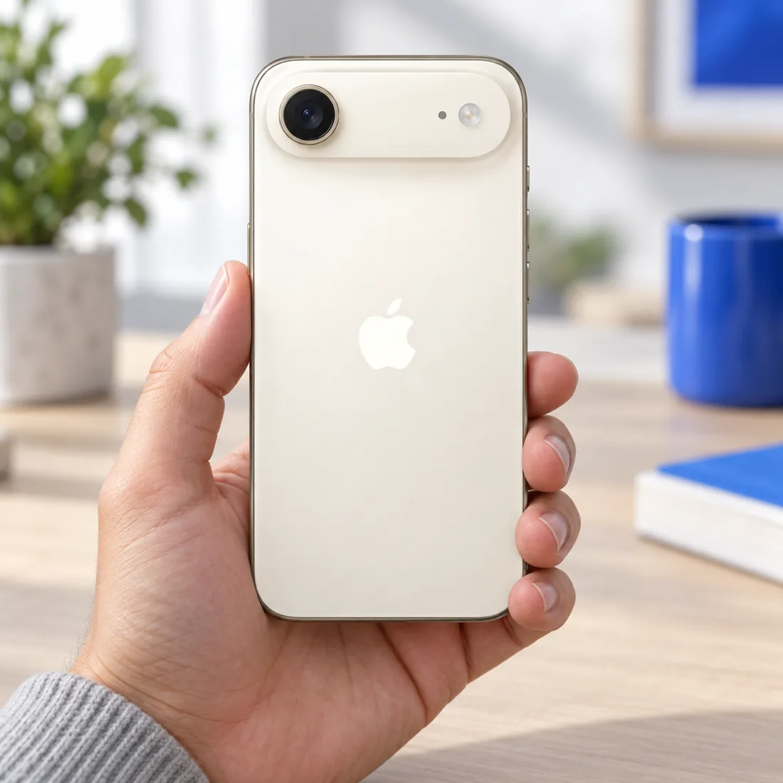 Apple iPhone air A3517 4j 256GB esim tela 6.5" - dourado — uso