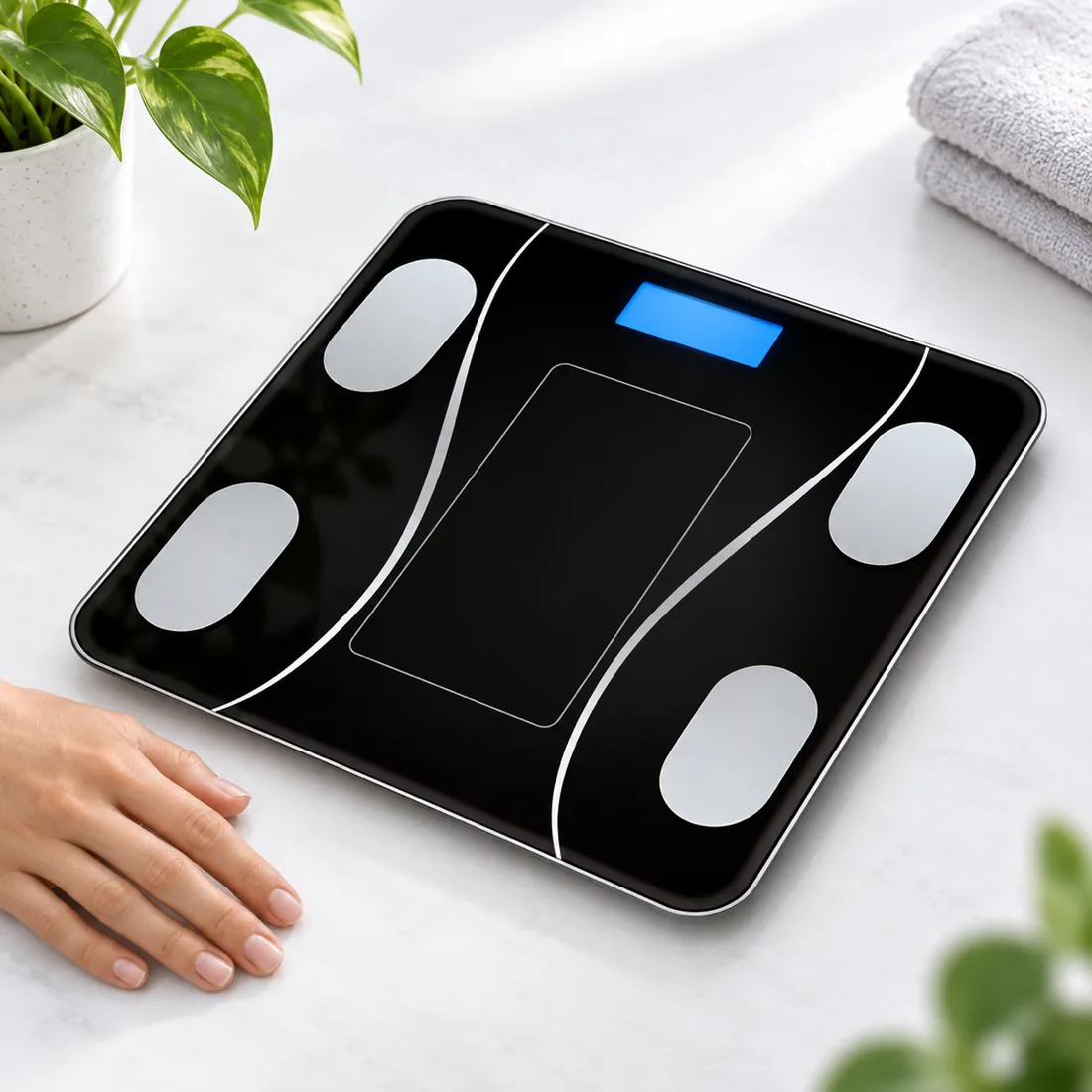 Balança corporal 180kg LCD — escala