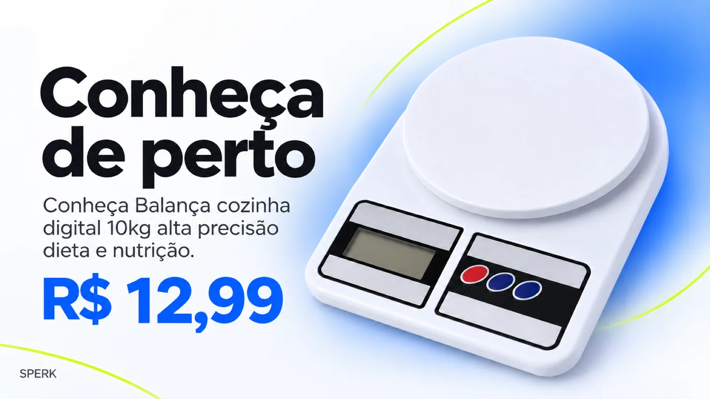 Balança cozinha digital 10kg alta precisão dieta e nutrição — heroi descricao