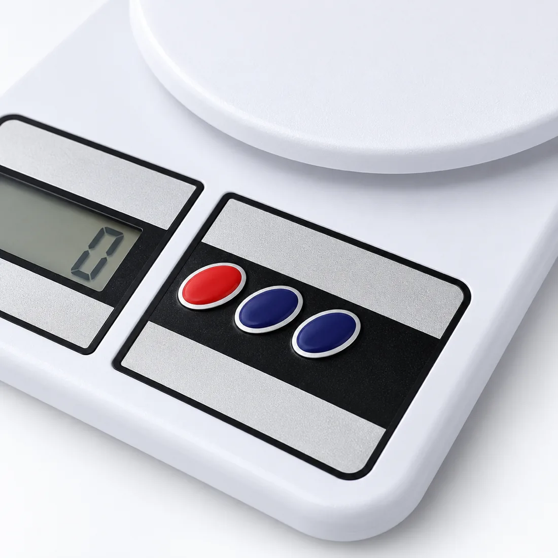 Balança cozinha digital 10kg alta precisão dieta e nutrição — detalhe