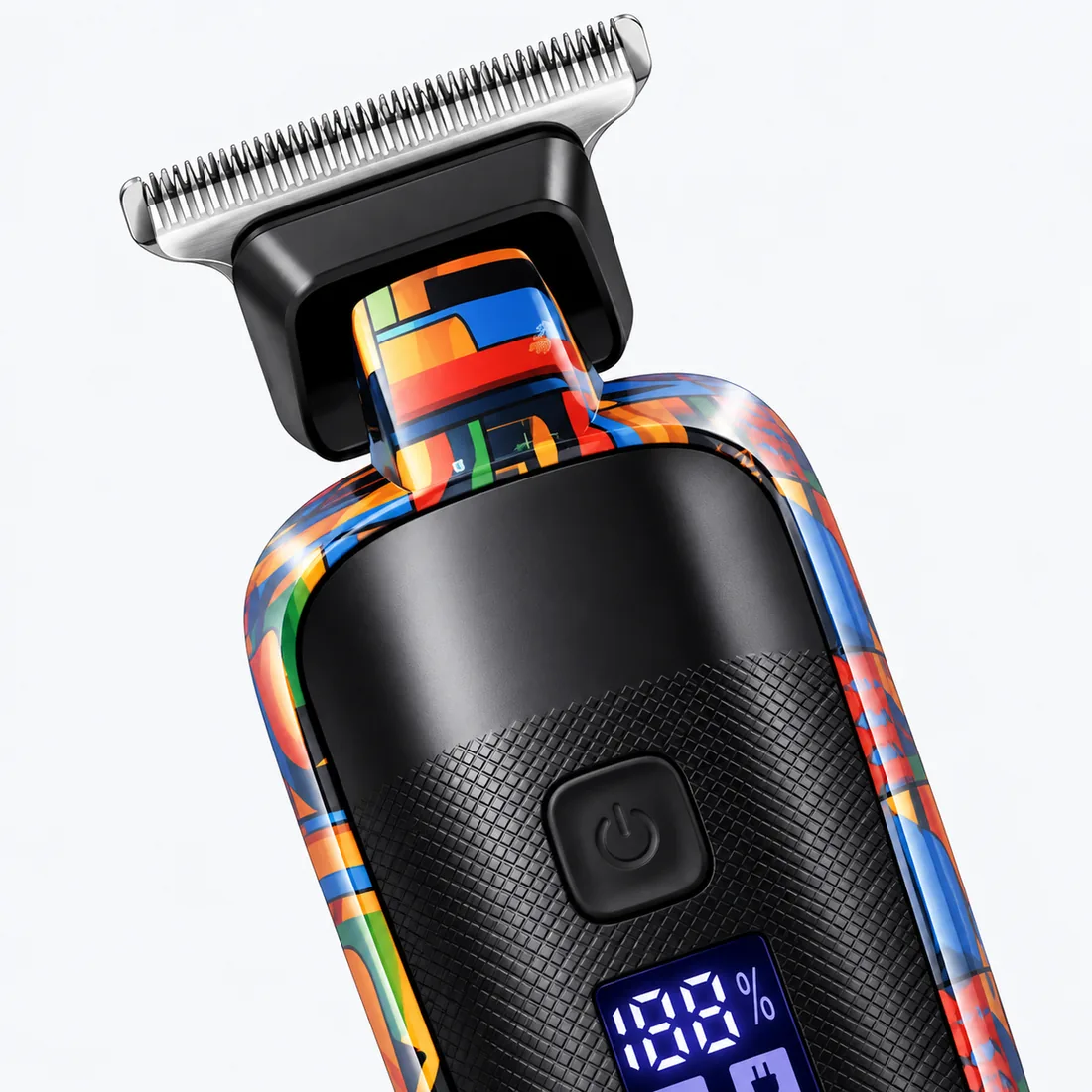 Barbeador elétrico hair clipper KM-MAX5090 — angulo detalhe