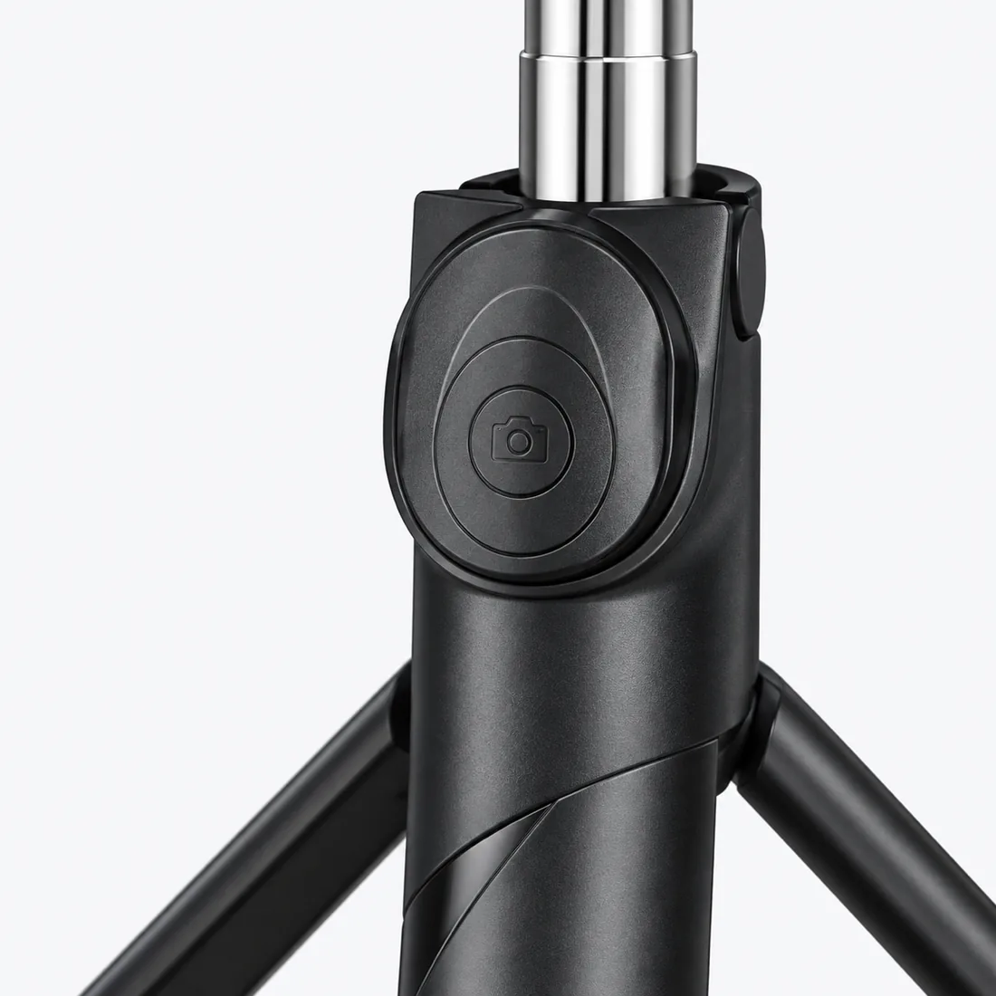 Bastão pau selfie e tripé controle Bluetooth retrátil monopod youtuber — detalhe