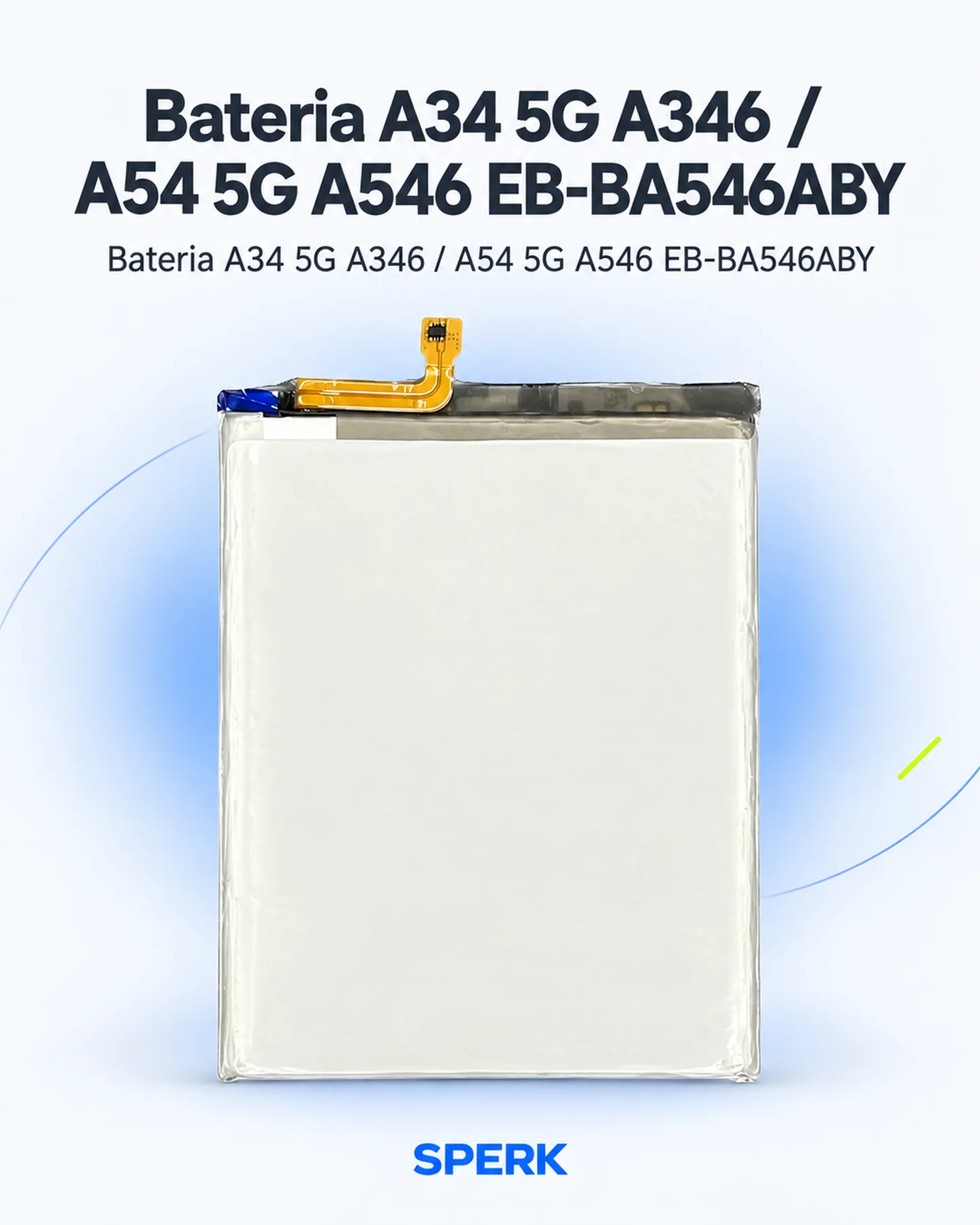 Bateria A34 5G A346 / A54 5G A546 EB-BA546ABY — painel 1