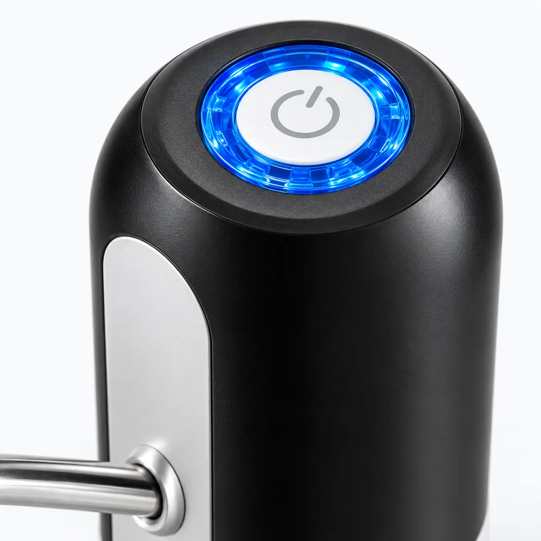 Bomba para galão água elétrica garrafão torneira filtro USB — detalhe