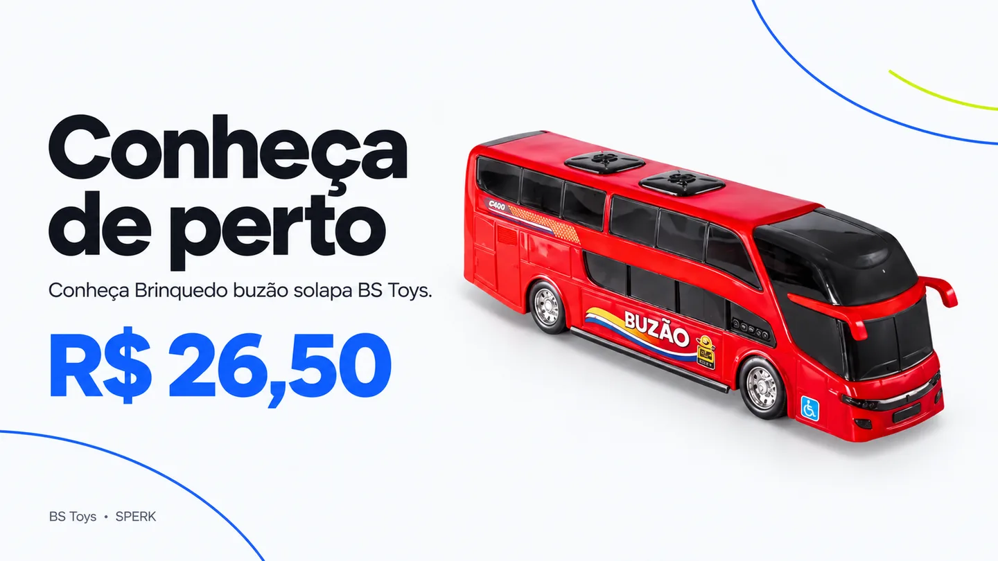 Brinquedo buzão solapa BS Toys — heroi descricao