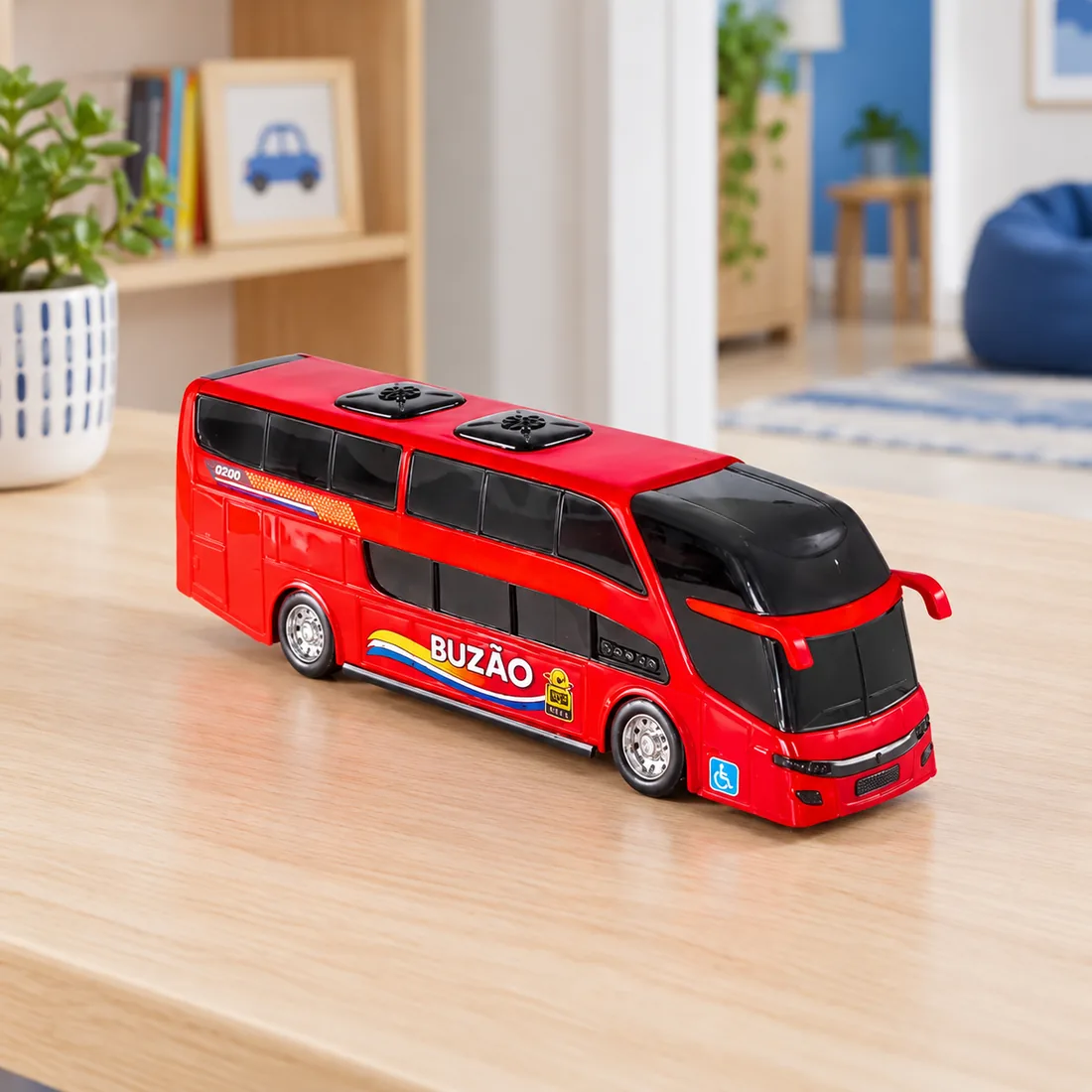 Brinquedo buzão solapa BS Toys — uso