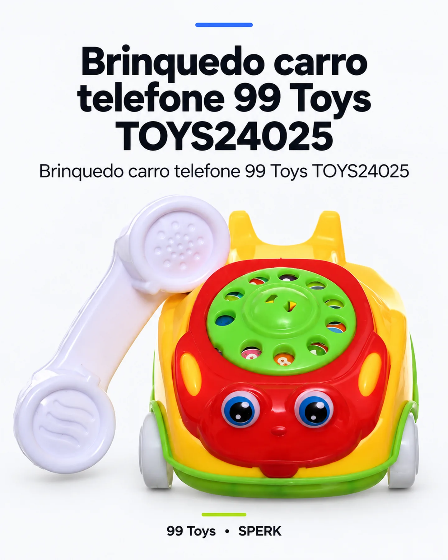 Brinquedo carro telefone 99 Toys TOYS24025 — painel 2