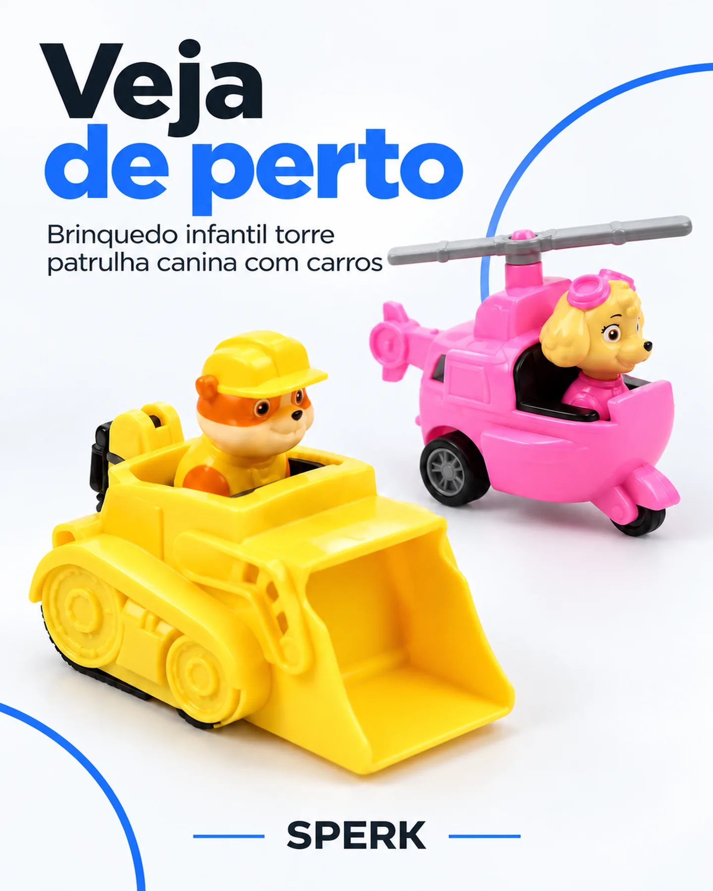 Brinquedo infantil torre patrulha canina com carros — painel 3