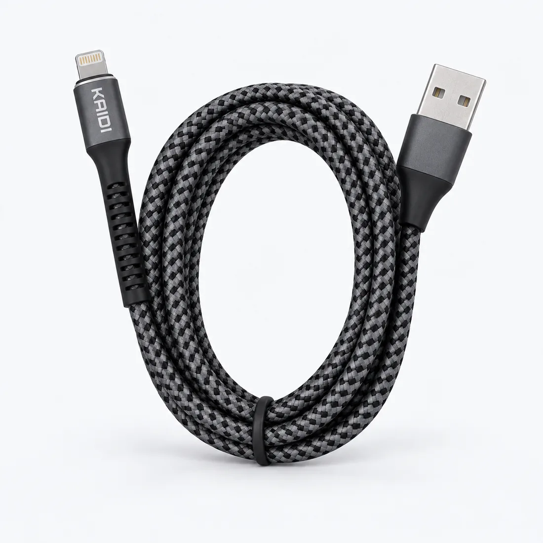 Cabo de dados 3A nylon USB - KAIDI - KD-2501