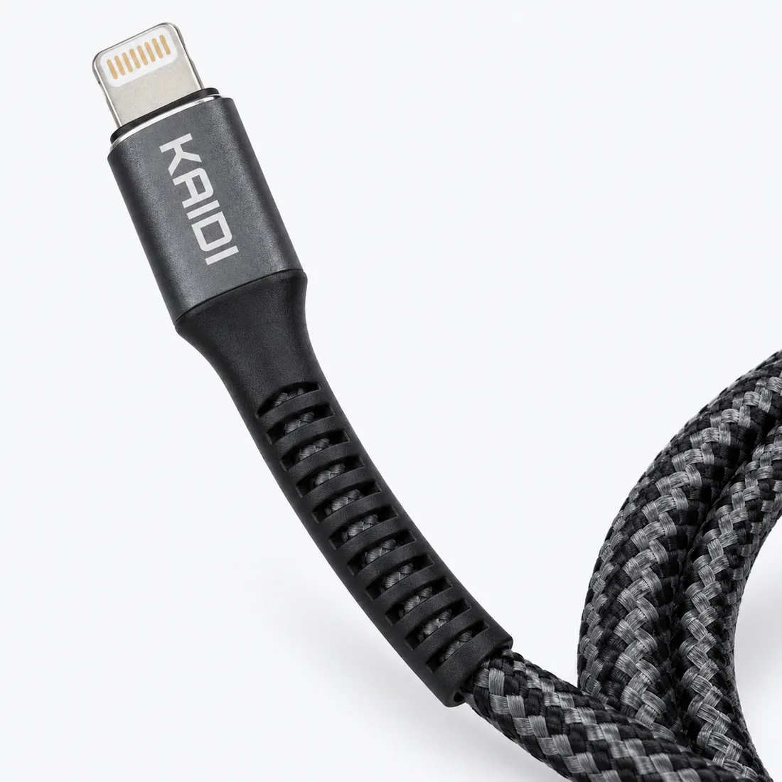 Cabo de dados 3A nylon USB - KAIDI - KD-2501 — detalhe