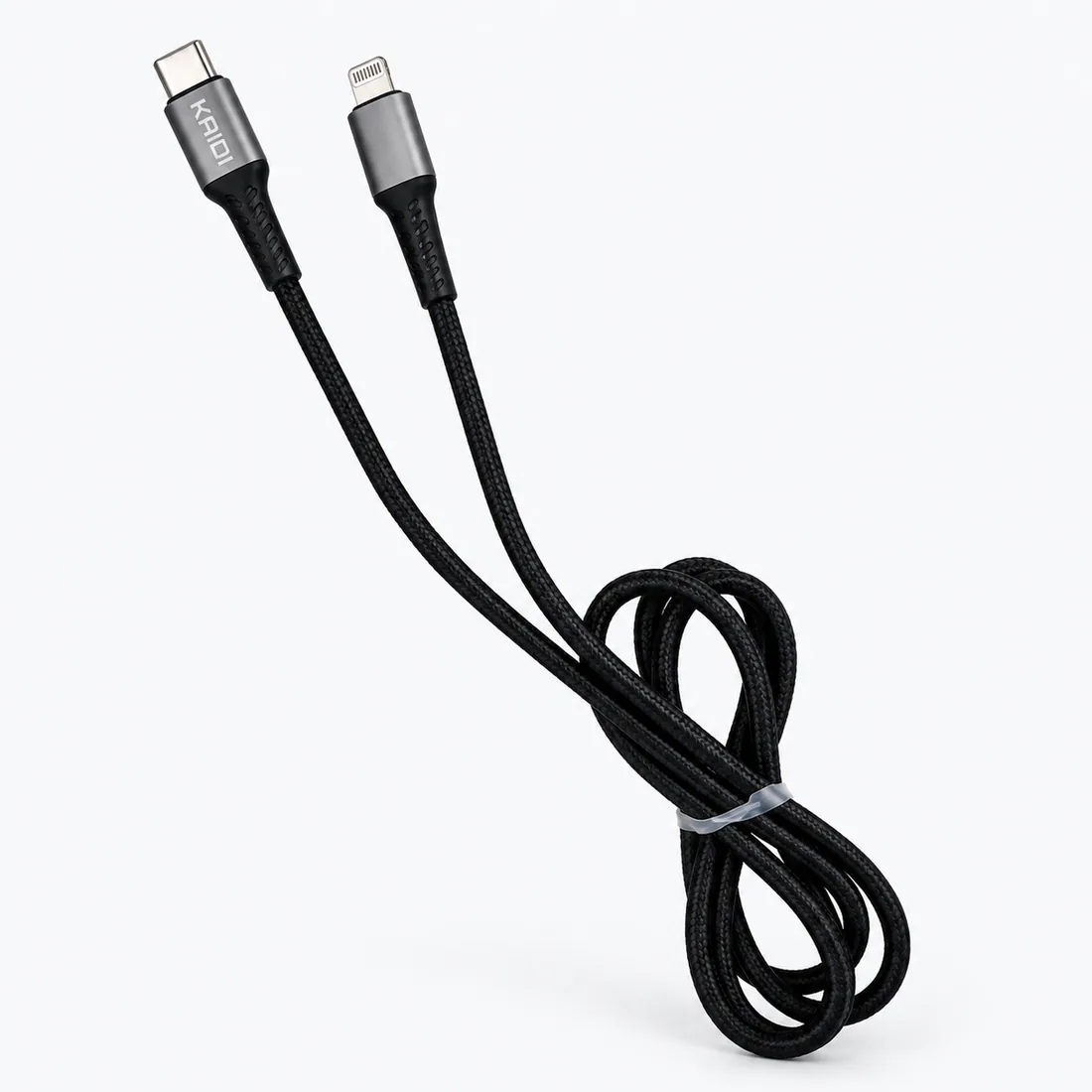 Cabo de dados turbo PD 30W Tipo-C para Lightning - KAIDI - KD-19CL — frente estudio