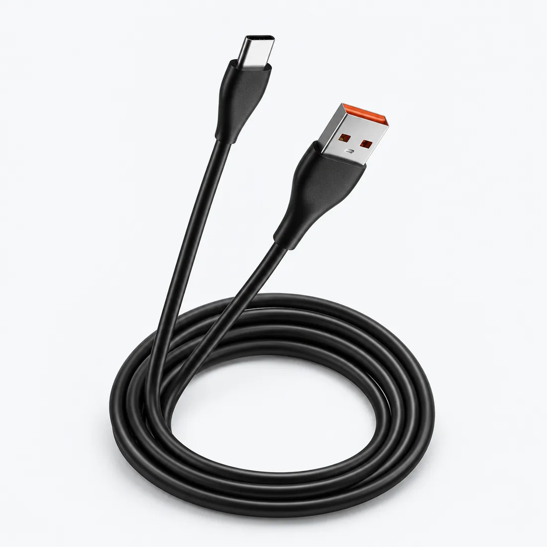 Cabo de dados USB 2.4A carga rápida 1m - Exbom — frente estudio