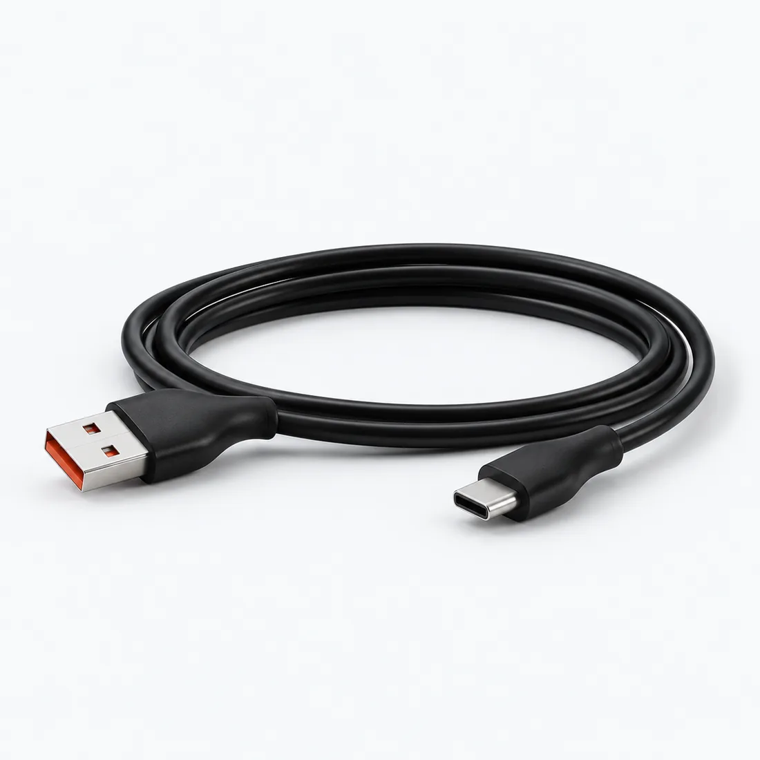 Cabo de dados USB 2.4A carga rápida 1m - Exbom — verso lateral