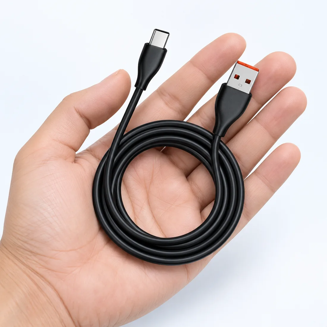 Cabo de dados USB 2.4A carga rápida 1m - Exbom — escala