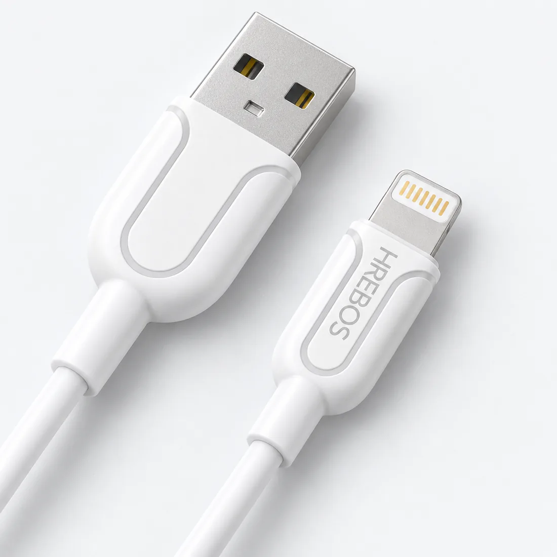 Cabo USB turbo Lightning horizonsync 1,2 metros Hrebos CB-200I — detalhe