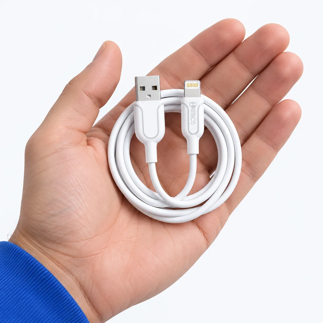 Cabo USB turbo Lightning horizonsync 1,2 metros Hrebos CB-200I — escala
