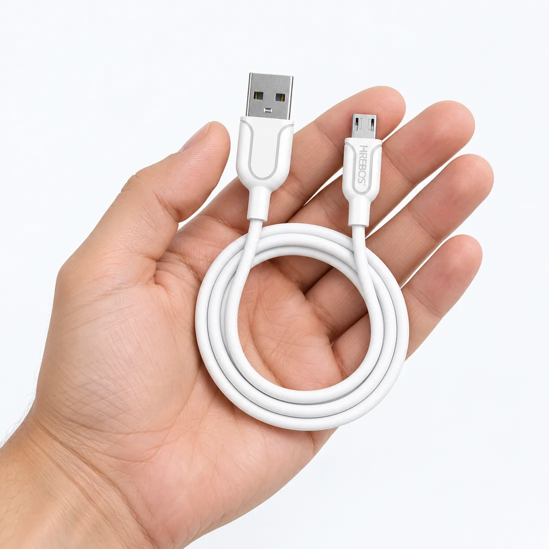 Cabo USB turbo micro USB V8 horizonsync 1,2 metros Hrebos CB-200V — escala