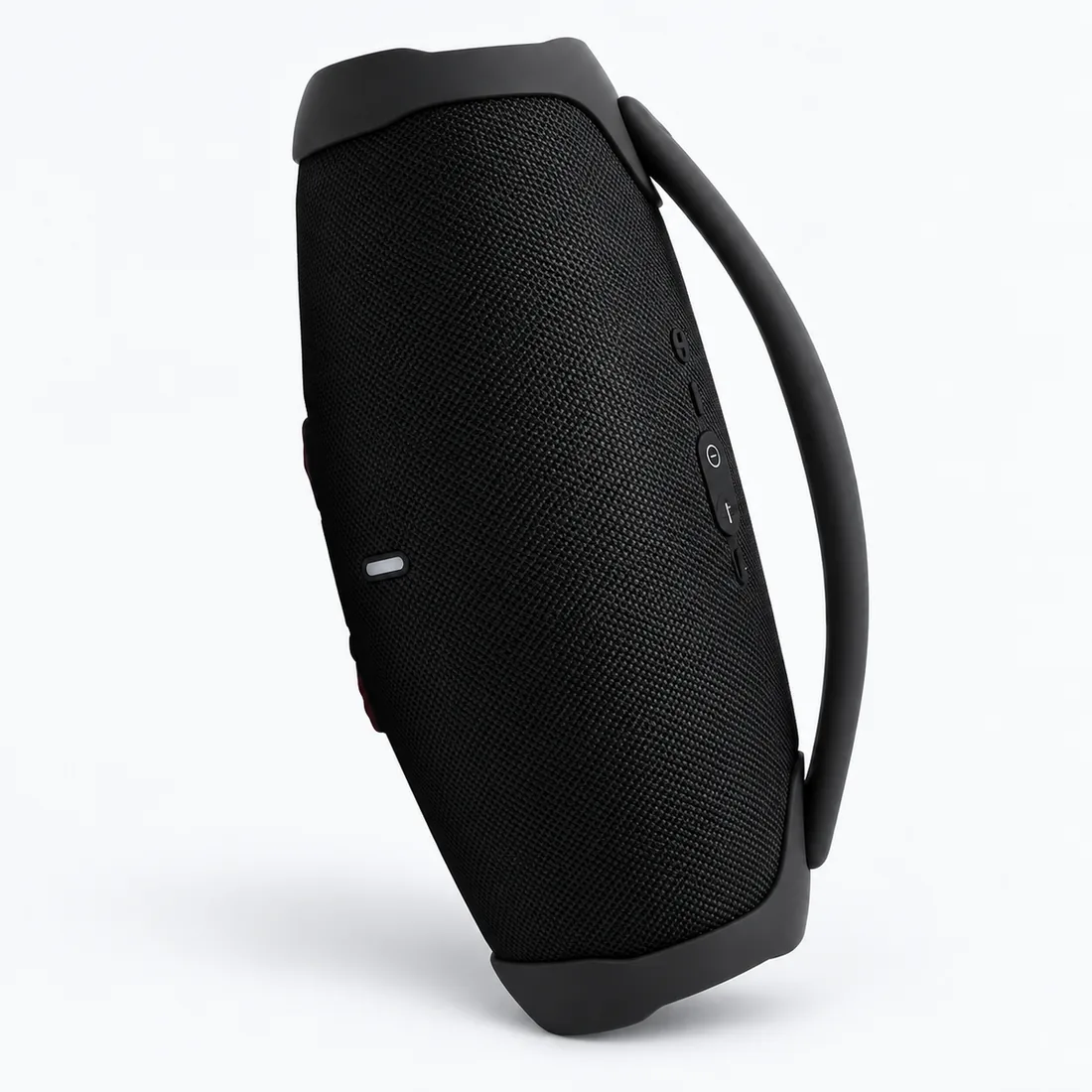 Caixa de som boombox 3 Bluetooth bivolt — verso lateral