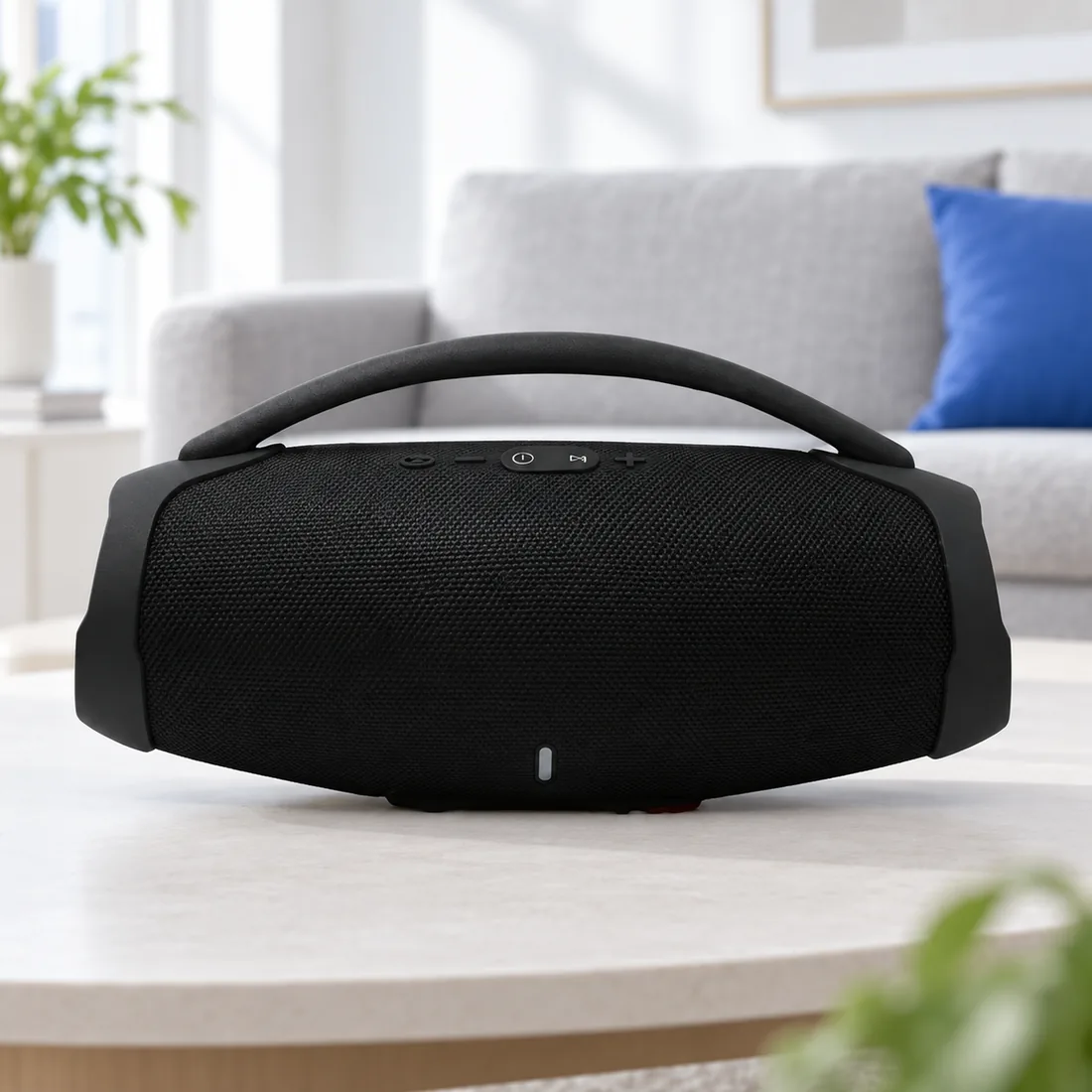 Caixa de som boombox 3 Bluetooth bivolt — uso