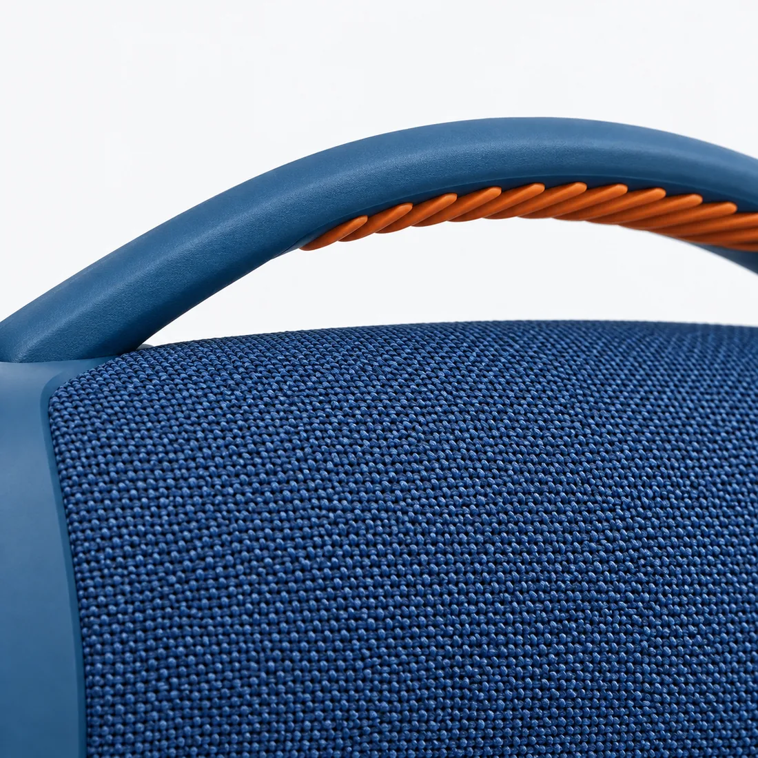 Caixa de som boombox Bluetooth bivolt- azul — detalhe