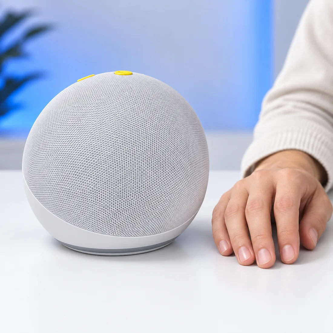 Caixa de som Espada SM-40E 20W com efeito de luz — escala