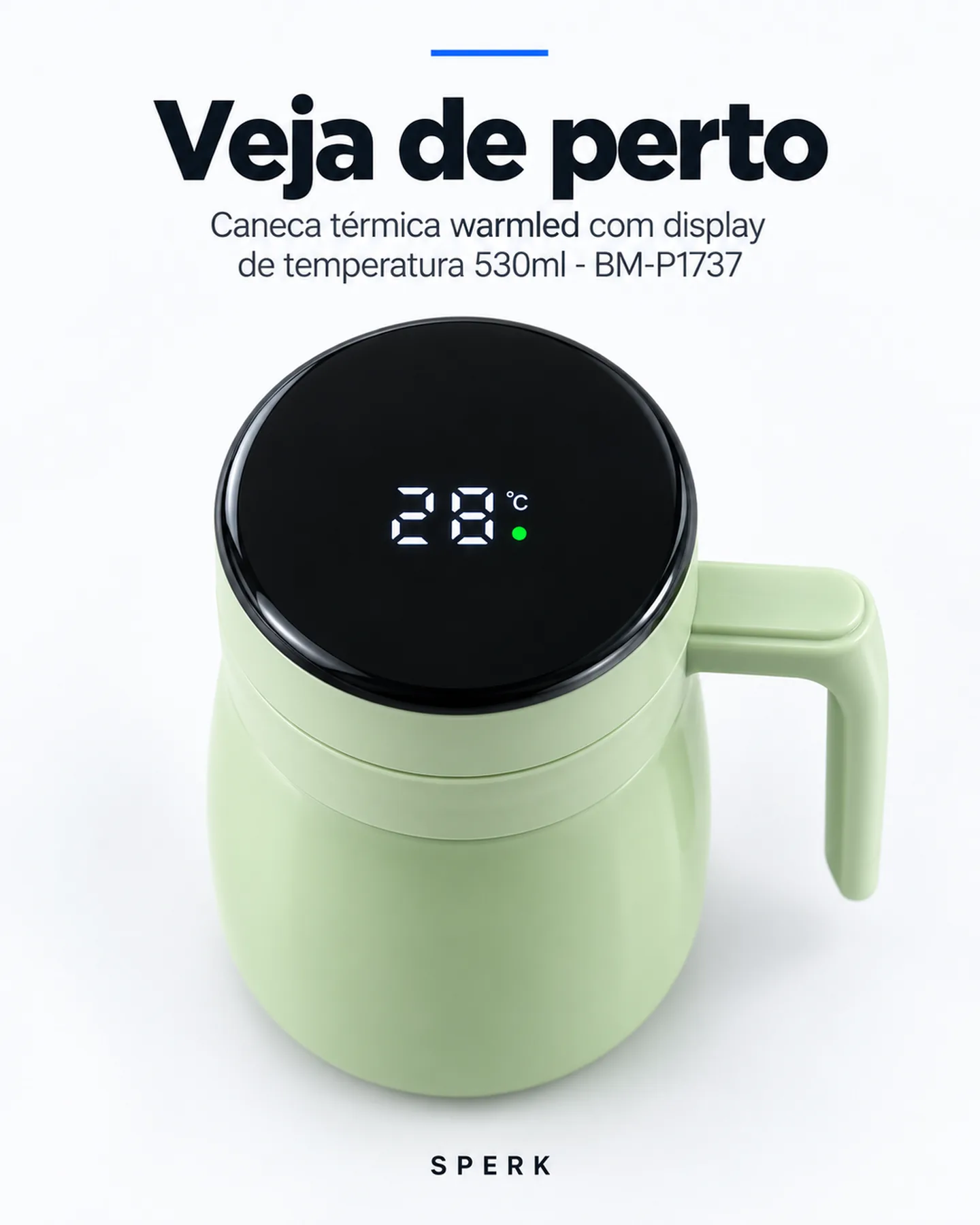 Caneca térmica warmled com display de temperatura 530ml - BM-P1737 — painel 3