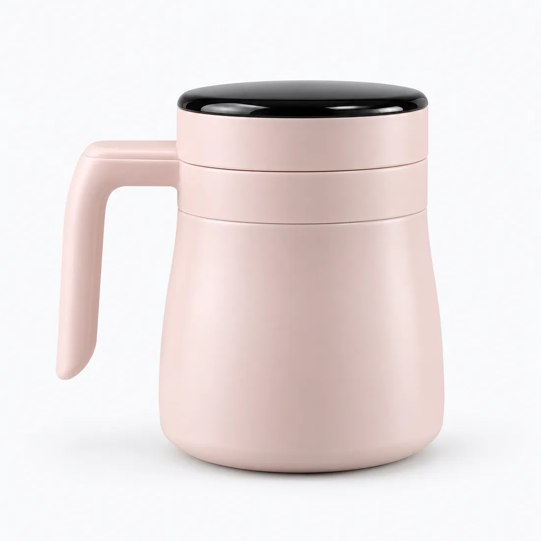 Caneca térmica warmled com display de temperatura 530ml - BM-P1737 — verso lateral