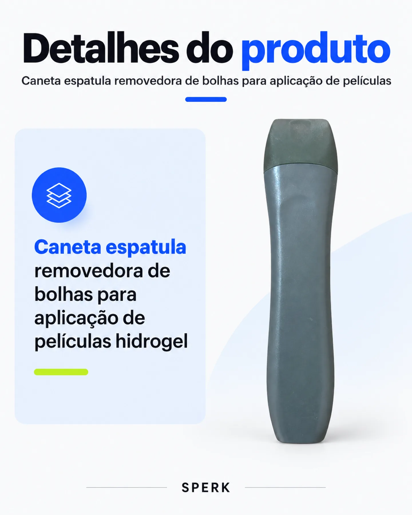 Caneta espatula removedora de bolhas para aplicação de películas — painel 4