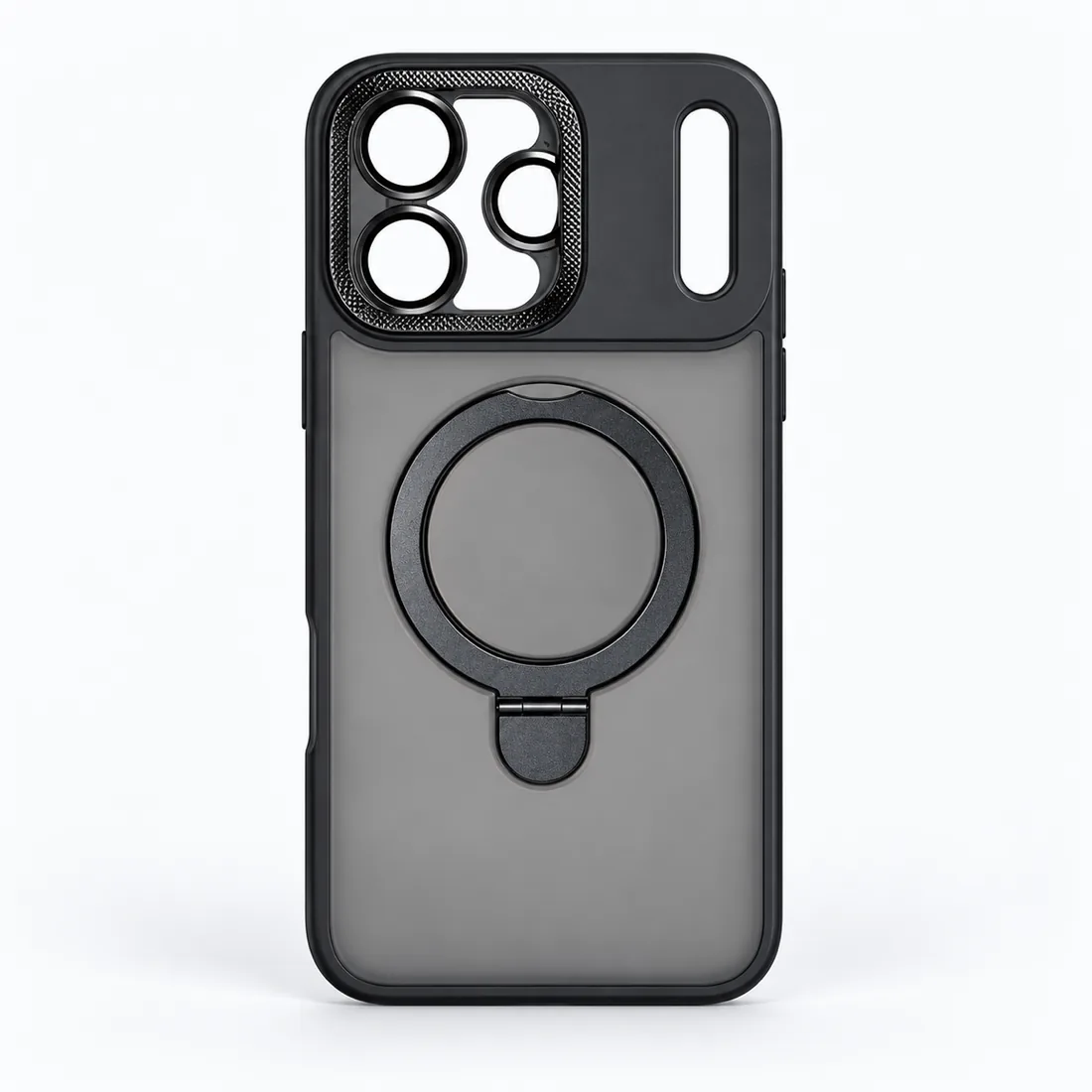 Capinha fosca com ring suporte magnético e kit película de câmera