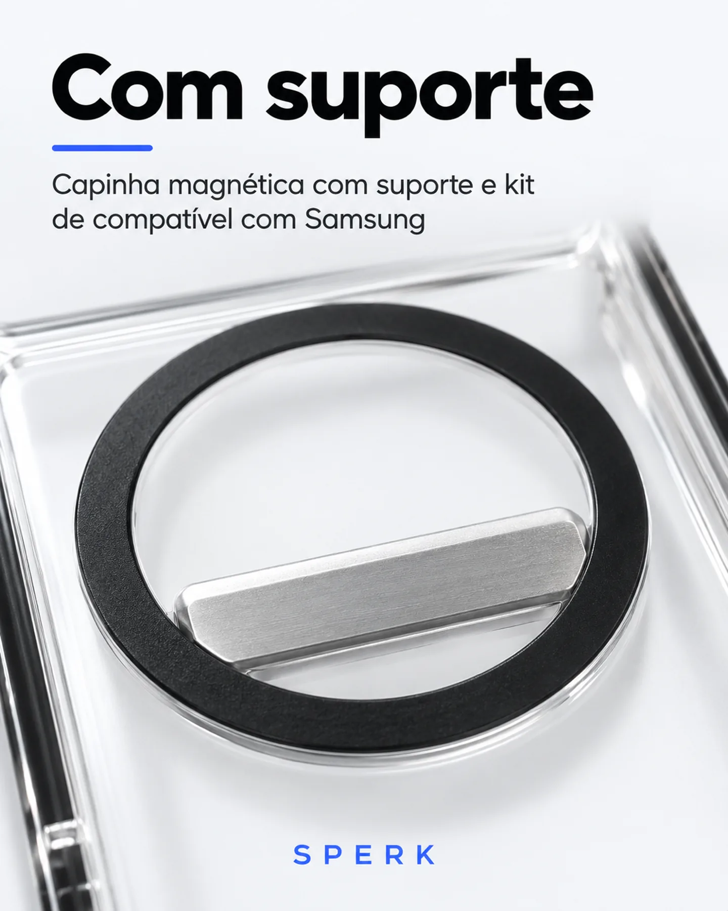 Capinha magnética com suporte e kit de compatível com Samsung — painel 2