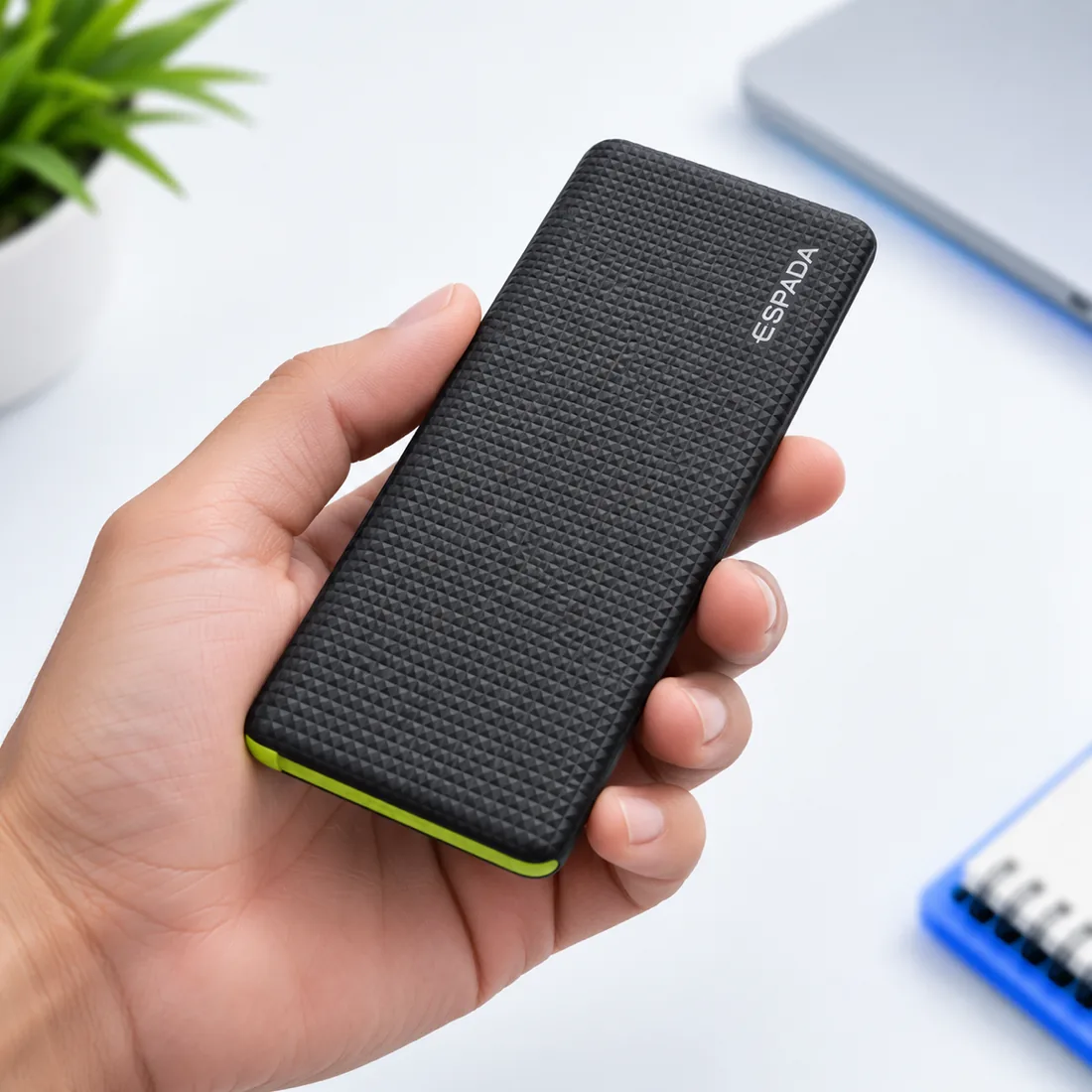 Carregador portátil power bank 5000 mAh Espada PN-952E — escala