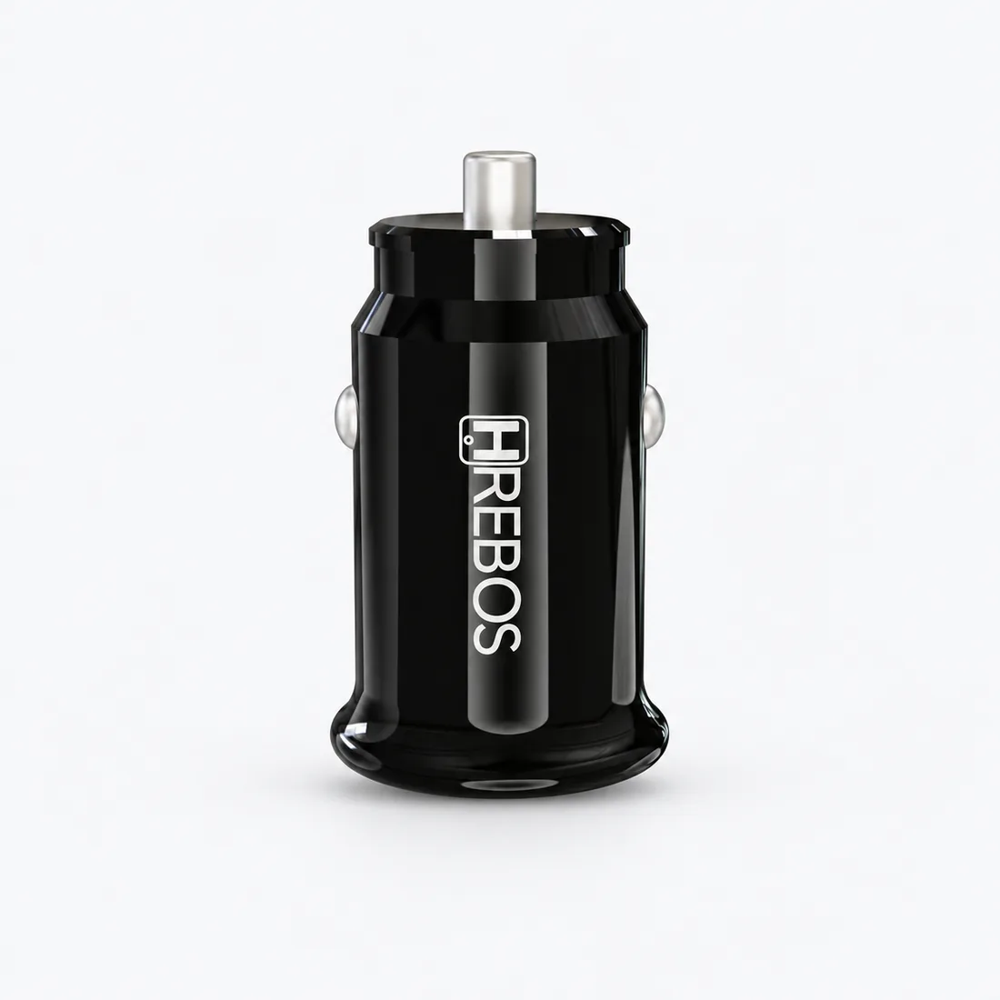 Carregador veicular turbo entrada dupla USB e Tipo-C Hrebos V8 CRV-352