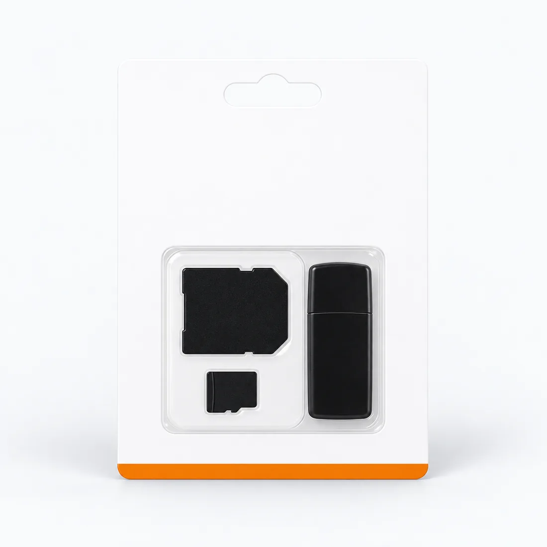 Cartão de memória 4GB com adaptador SD e USB a'Gold PNM-01