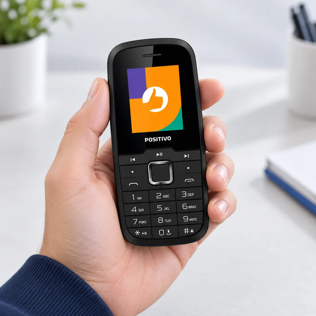 Celular Positivo P26 câmera dual chip — uso