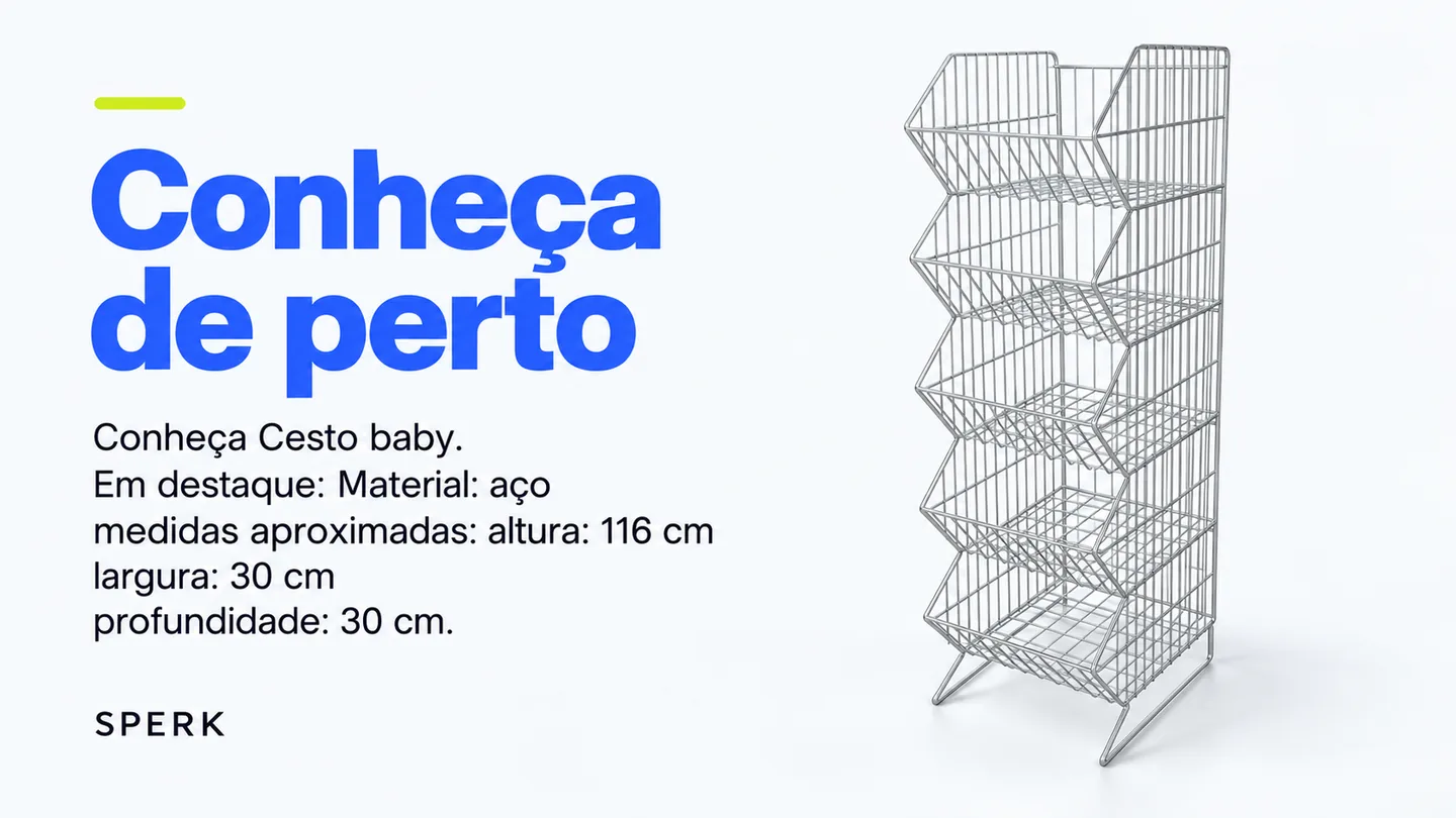 Cesto baby — heroi descricao