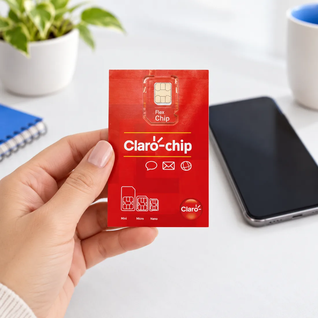 Chip Claro — uso