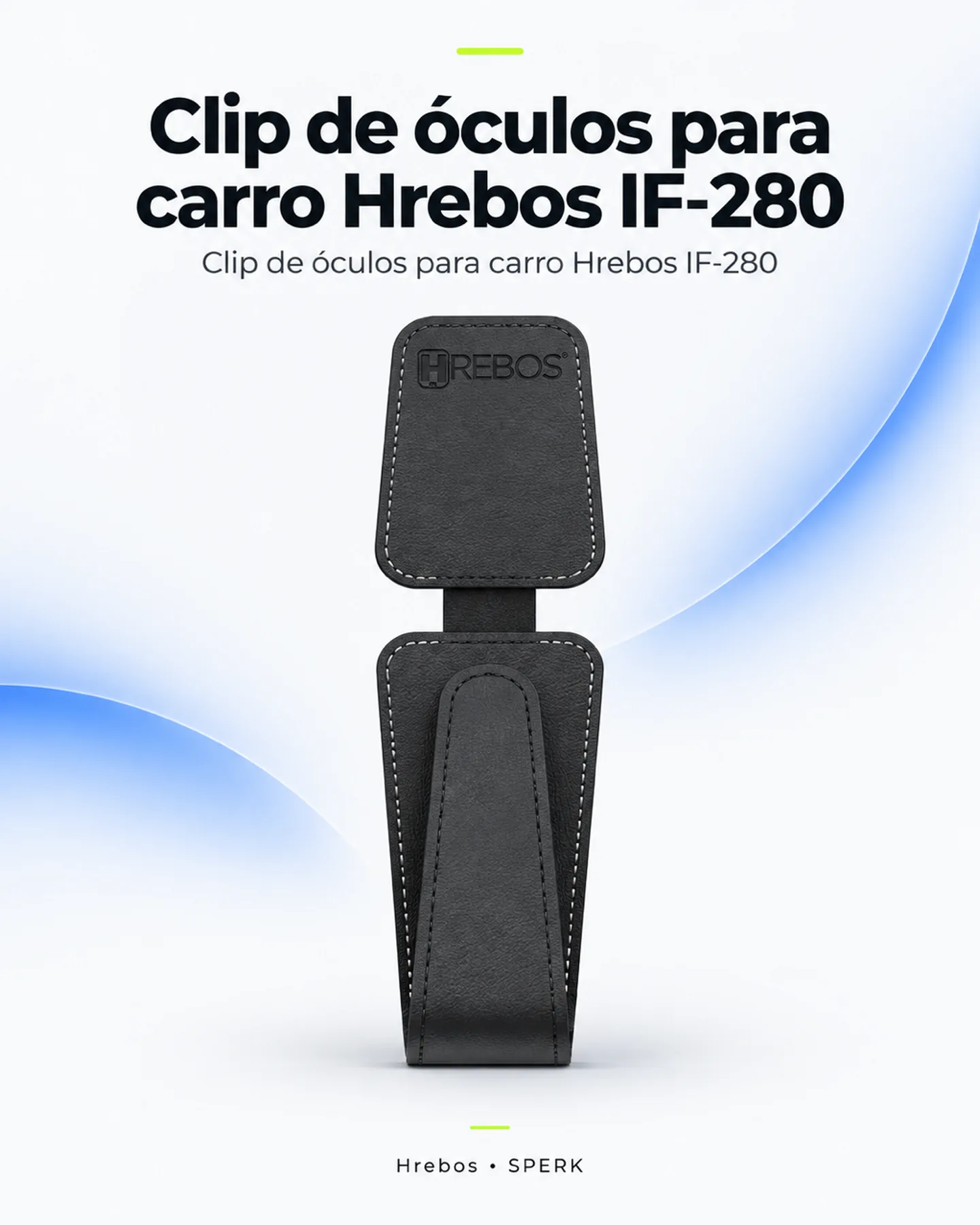 Clip de óculos para carro Hrebos IF-280 — painel 1