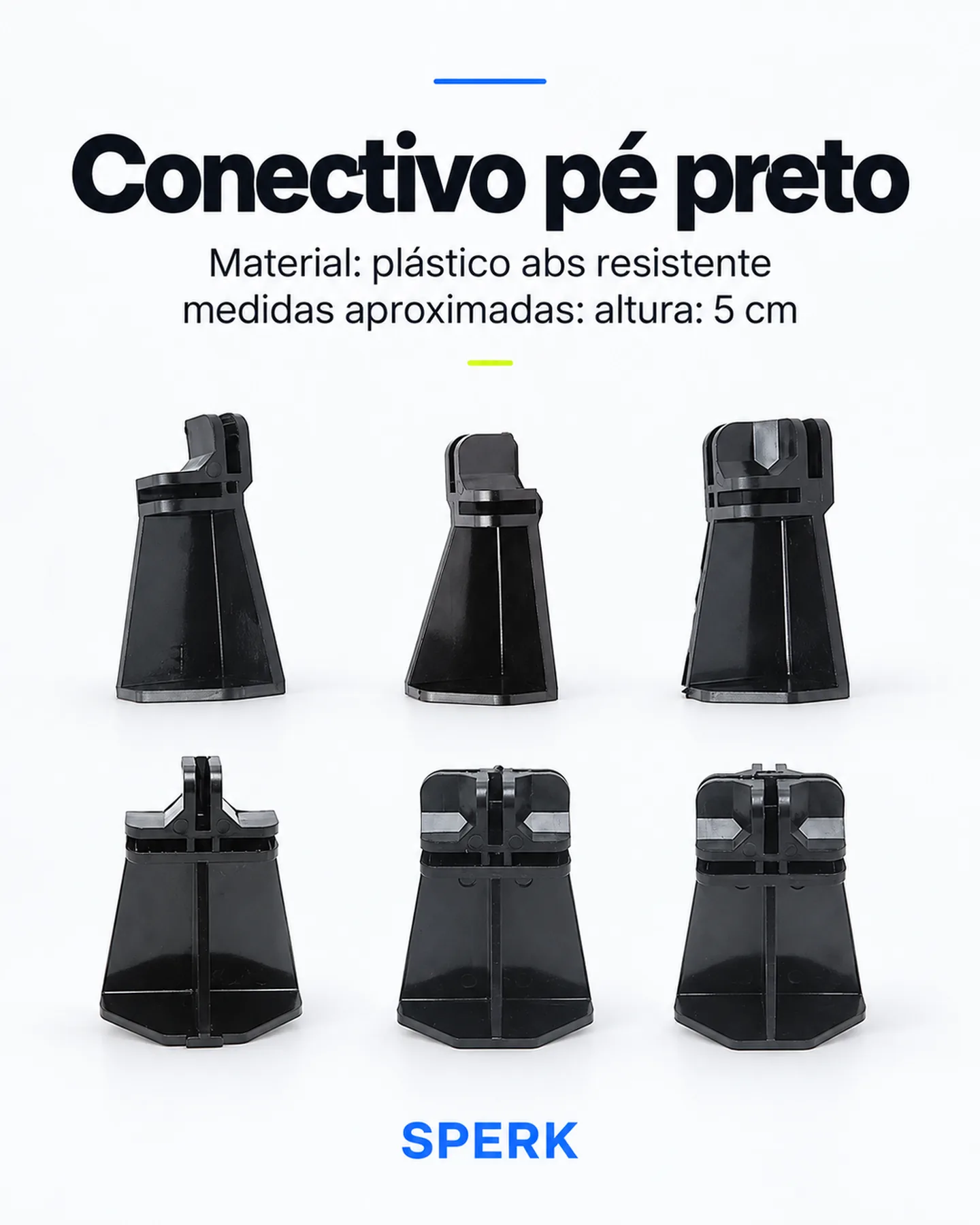 Conectivo pé preto — painel 1