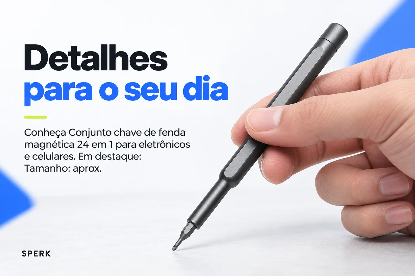 Conjunto chave de fenda magnética 24 em 1 para eletrônicos e celulares — diferencial uso