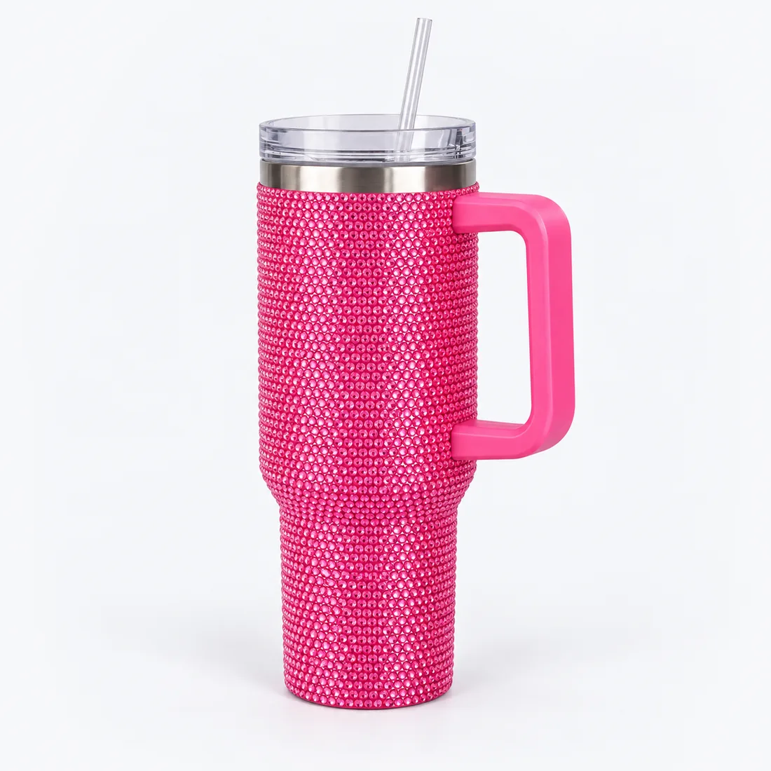 Copo térmico virgínia 1200ml strass GEN-115 — verso lateral