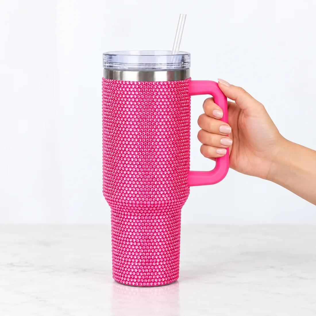 Copo térmico virgínia 1200ml strass GEN-115 — escala